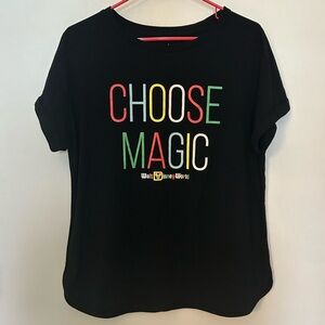 Disney Parks Women’s Large “Choose Magic” Shirt